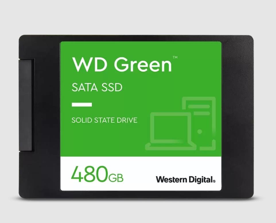 SSD жесткий диск SATA2.5" 480GB SLC GREEN WDS480G3G0A WDC