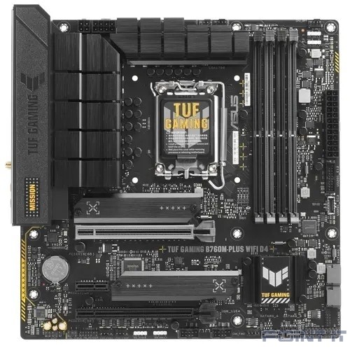 ASUS TUF GAMING B760M-PLUS WIFI D4, LGA 1700, Intel B760, mATX, Ret