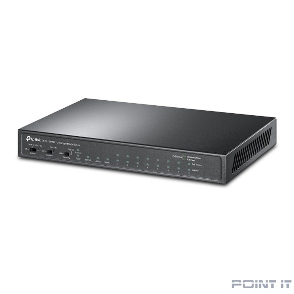 TP-Link TL-SL1311MP Настольный коммутатор на 8 PoE+ портов 10/100 Мбит/с и 3 гигабитных порта