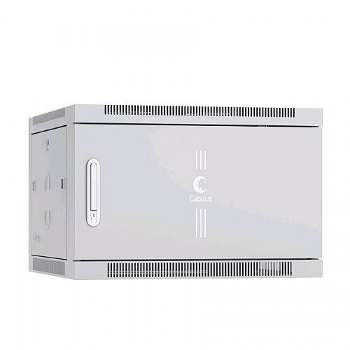 Шкаф телекоммуникационный настенный 19 6U 600x350x368mm (ШхГхВ) дверь металл