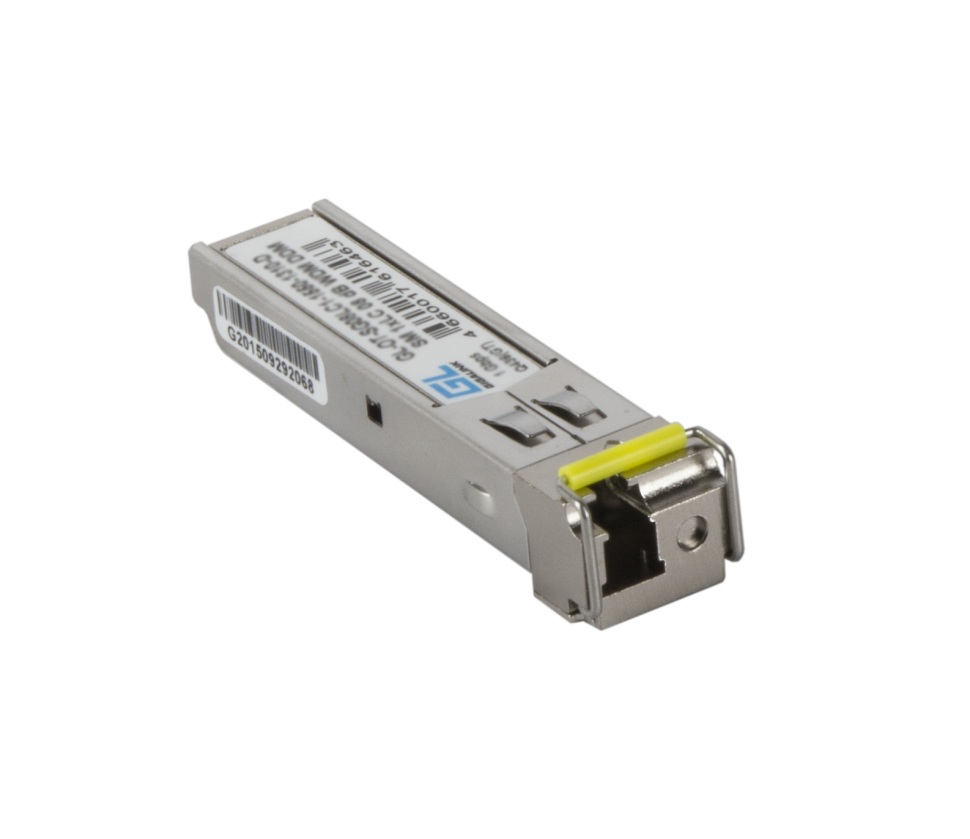 Модуль GIGALINK SFP, WDM, 1Гбит/c, одно волокно SM, LC, Tx:1490/Rx:1550 нм, DDM, 24 дБ (до 80 км)