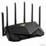 Роутер беспроводной ASUS TUF-AX6000, 5 LAN, 1000 Мбит/с, 2500 Мбит/с, 4 (802.11n), 5 (802.11ac), 6 (802.11ax), 1 x USB 3.2, 3G, 4G/LTE, IPv6 черный