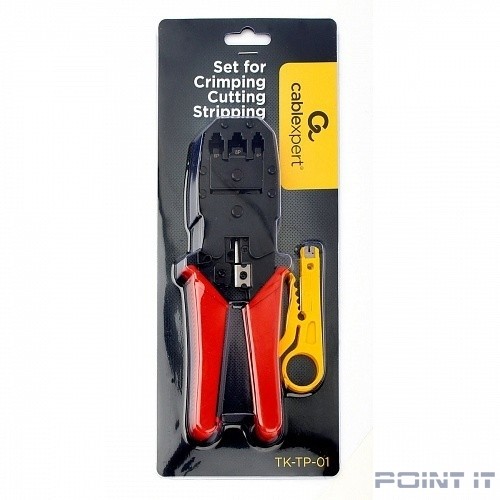 Cablexpert TK-TP-01 Набор инструментов для обжима, обрезки, зачистки и заделки витой пары