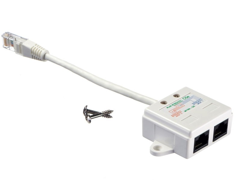 Делитель портов на тлф + компьютер, Netko РАСПРОДАЖА