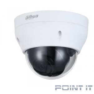 DAHUA DH-IPC-HDPW1230R1P-0280B-S5 Купольная IP-видеокамера 2Мп, 1/2.8” CMOS, объектив 2.8мм, ИК-подсветка до 20м, IP67, корпус: пластик