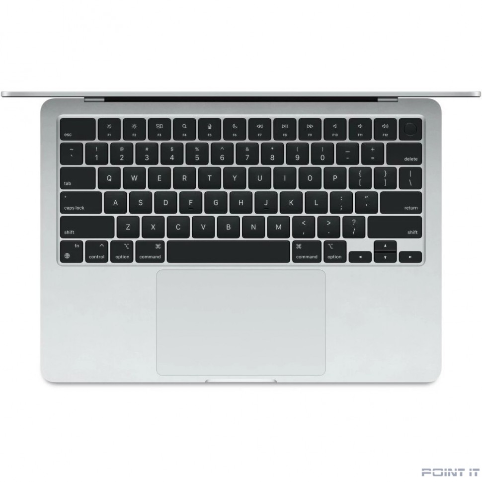 Ноутбук Apple MacBook Air 13-inch 2025 [MW0W3ZA/A] (КЛАВ.РУС.ГРАВ.) Silver 13.6" Liquid Retina {(2560x1600) M4 10C CPU 8C GPU/16GB/256GB SSD/рекоменд.переходник 11007065} (A3240)