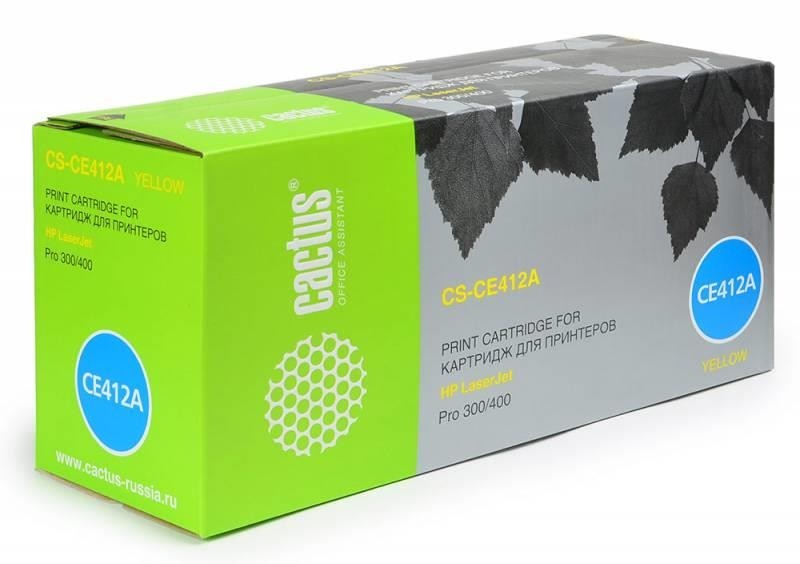 Картридж YELLOW /LJ PRO 300/400 CS-CE412A CACTUS