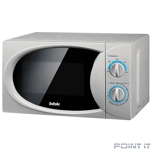 BBK 20MWS-714M/S Микроволновая печь, 20 л, 700 Вт, металлик