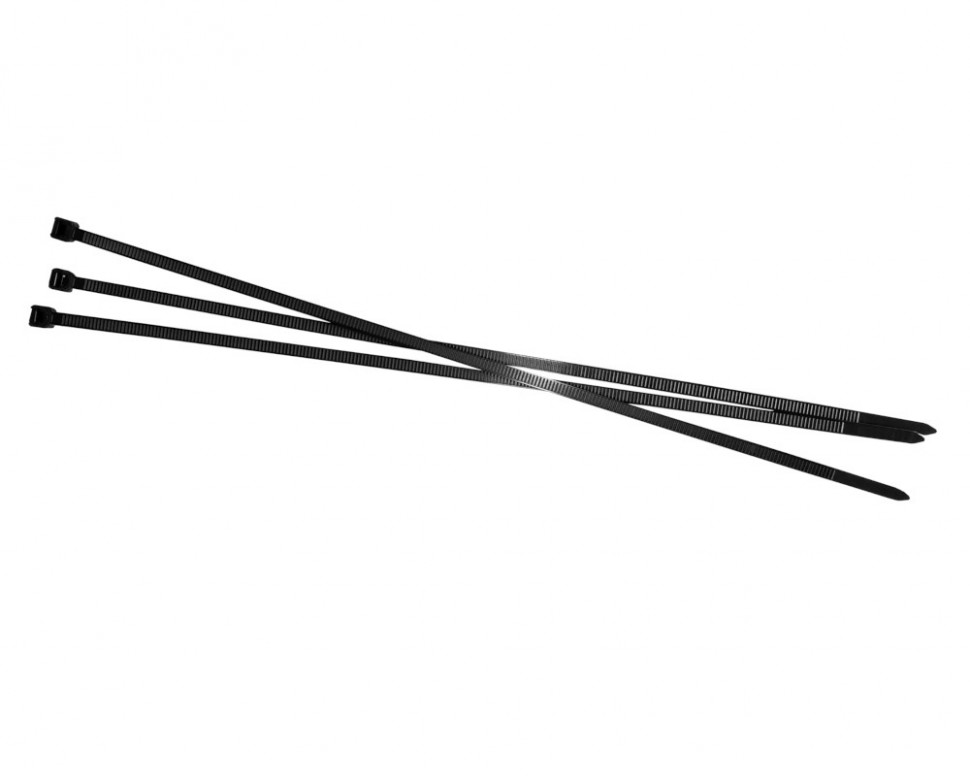 Стяжка нейлоновая 300*4,6 / 100 шт / светостойкая (черная), NETKO Optima SZ