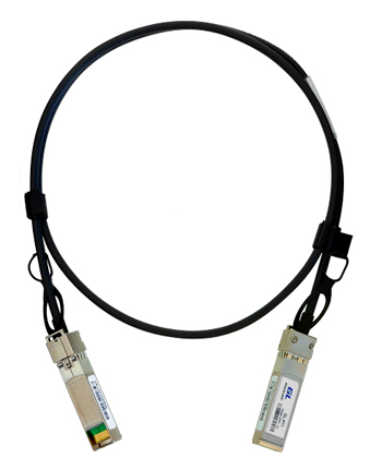 Адаптер соединительный GIGALINK SFP+ to SFP+, 10 Gb/s, одножильный SCC 28 AWG, 7м (GL-SFP-PLUS-070-BK)