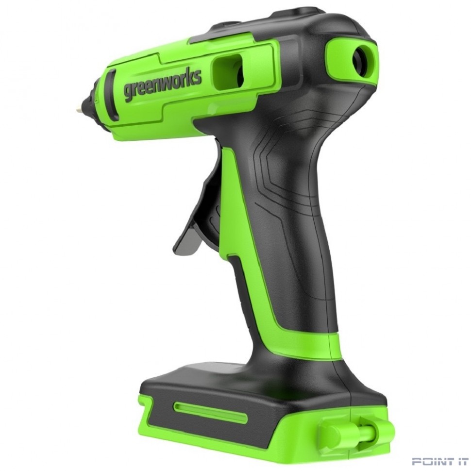 Пистолет клеевой Greenworks G24GLG, 24V, 150°С, 90 сек, 11 мм, без АКБ и ЗУ [3502207]